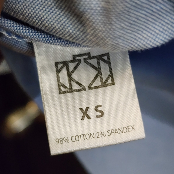 Katie Kime The Classic Charlotte Button Down in Oxford Blue Preppy Academia Work - Picture 14 of 14